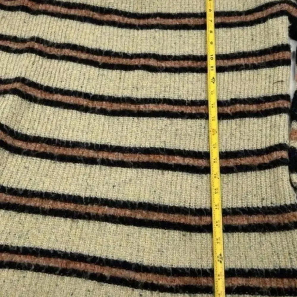 Free People striped oversized sweater
